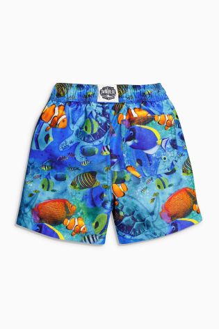 Blue Under Sea Shorts (3mths-6yrs)